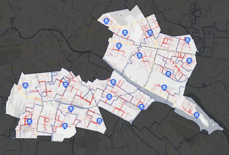 Schulwegsicherheit Analyse Friedrichshain Kreuzberg