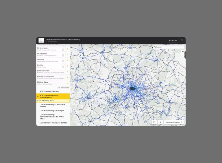 planung radnetz brandenburg