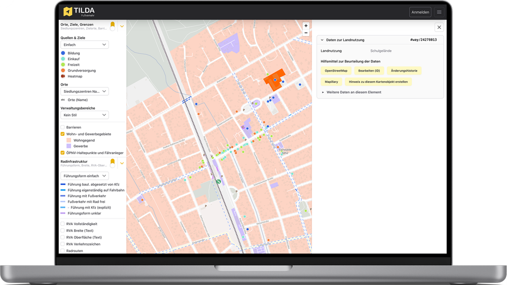 tilda geodatenprodukte,tilda geodaten,radverkehrsdaten software,parkraumverwaltung digital,verkehrsplanung gis,kooperativ und immer aktuell.,geodaten für radverkehr,tilda parkraum,tilda radverkehr,tilda fußverkehr (beta),osm-basierten tilda-daten,osm-daten für die amtliche nutzung,interkommunale zusammenarbeit,alles in einer plattform