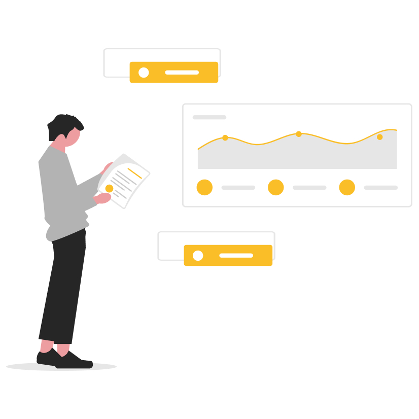 Illustration Maßnahmen und Projektmanagement Verkehrsplanung