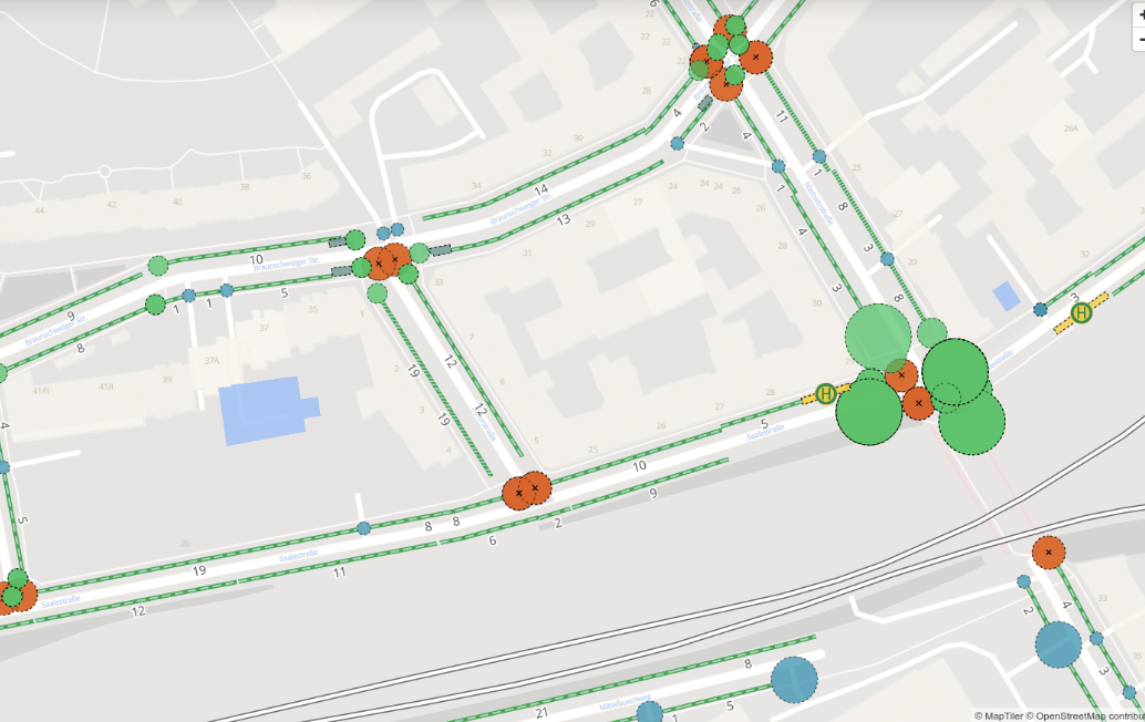 TILDA Parkraum-Datenhub mit verschiedenen Parkrauminformationen und Analysewerkzeugen